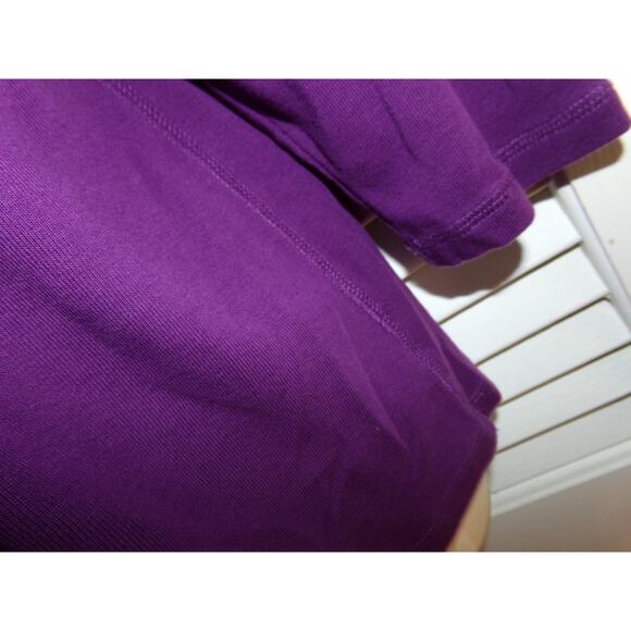 Vintage Pendleton purple 3/4 sleeve knit top L Mint condition - Picture 3 of 4